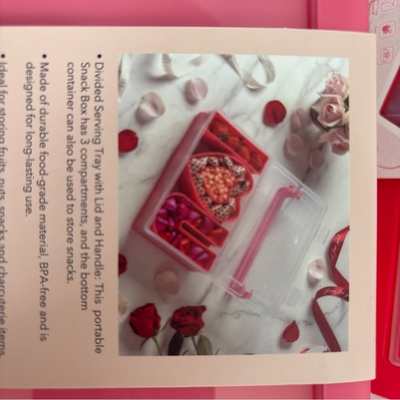 Pink Storage Box with Handle - Picture 4 of 4